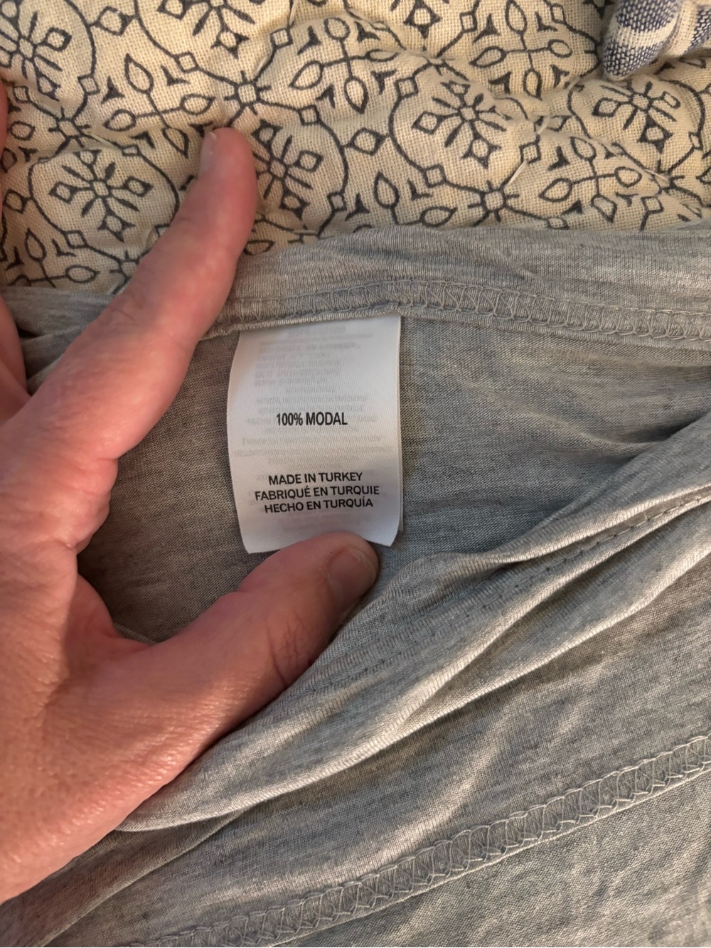 Heather Gray Twin Bedding Set - (Softest ever) Jersey Knit Sheets - Picture 3 of 4